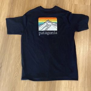 NWOT Mens Patagonia T-shirt. Size L. Black with pocket.